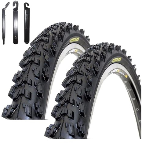 2 x Kenda 20 MTB K-829 Fahrradreifen in Schwarz 50-406 (20 x 2,00) inkl. maxxi4you Reifenheber