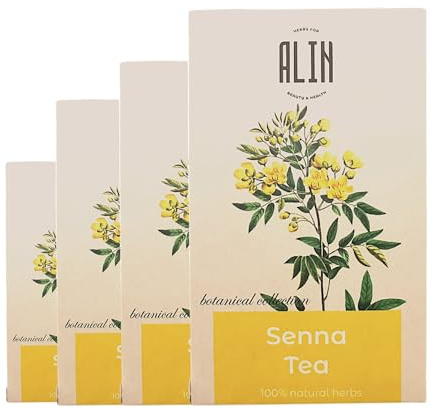 ALIN Natürliche Tee, Sennablättertee -1x20 Teebeutel, 100% natürlicher Kräutertee - Sennablätter Tee, Senna Tee, Senna Tea, Senna Kraut, Senna Leaf Tea, Natürliches Abführmittel, bei Verstopfung (4)
