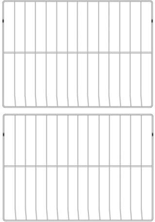 316067902 Oven Rack for Range for Frigidaire, Kenmore Oven 316069800, 316083800，22-7/8 x 16-1/4(2 Pack)