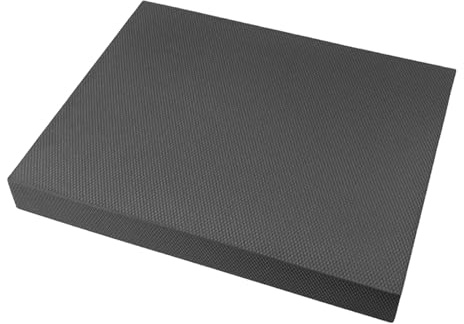 LOVIVER Übungs-Balance-Pad, Balance-Kissen, reißfest, bequem, Yoga-Matten, Knieschoner, Schaumstoffmatte für Indoor-Training, Outdoor, SCHWARZ