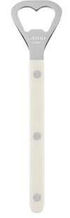SABRE PARIS - Flaschenöffner 20cm - Bistrot - Perfekt zum Öffnen von Bierflaschen - Edelstahl & Nylon - Spülmaschinenfest - Elfenbein