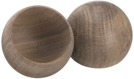 sourcing map Lot de 2 diffuseurs d'huiles essentielles en bois de noyer noir pour voiture et maison