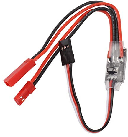 Interruptor Electrónico de Control Remoto de Alto Voltaje, 20a Positivo, Luz de Trabajo, Parpadeo LED, Interruptor de Control para Control de Drones RC, Pequeño y Luz, Fácil de
