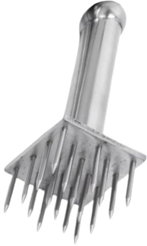 HEALEEP Batticarne in Acciaio 28 Aghi per Ammorbidire La Carne con Impugnatura Antiscivolo, Strumento da Cucina per Pollo, Bistecche e Vitello, Utensile Professionale per Intenerire Carne