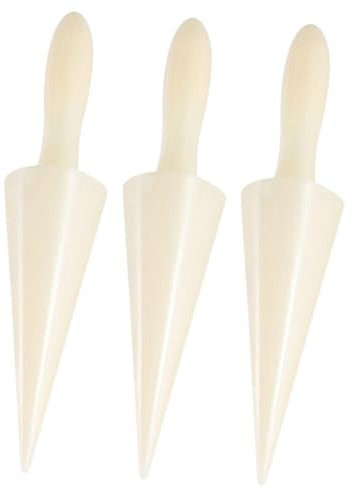 Amosfun 3pcs Ice Cream Cone Rollers and Egg Cone Making Molds DIY Dessert Holder Set for Baking Kitchen Supplies