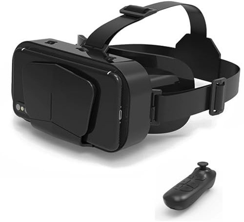 VR Headset for Phone, Virtual Reality Headsets, 3D VR Glasses with HD 110°FOV Anti-Blue Light Lenses, VR Headset for Kids Compatible iPhone Samsung Android 4.7-7.2 Inch(B)