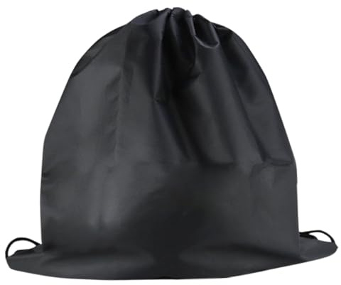 VALICLUD Aufbewahrungstasche Schutz für aus Polyester Motorradhelm Tragen Leichte mit Kordelzug Praktische Helmtasche zum und Verstauen Schwarz Beim des Helms