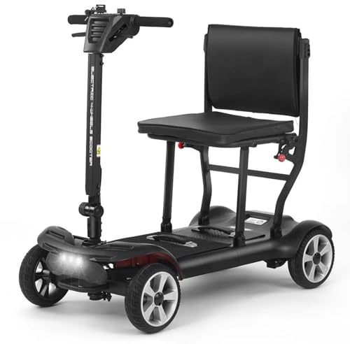 Mobilitätsroller für Erwachsene, 4-Rad Elektrorollstuhl für Senioren und Behinderte
