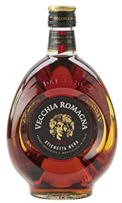 Vecchia Romagna Etichetta Nera 70cl - Brandy con doppio invecchiamento, gusto elegante e deciso. 38% vol.
