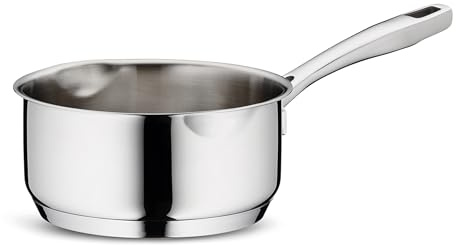 kela casseruola con manico 14 cm FLAVORIA, pentola a induzione 0,8 L, scala interna, pentola per latte con beccuccio, senza rivestimento
