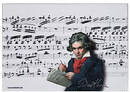 Brillenputztuch Beethoven - schönes Geschenk für Musiker