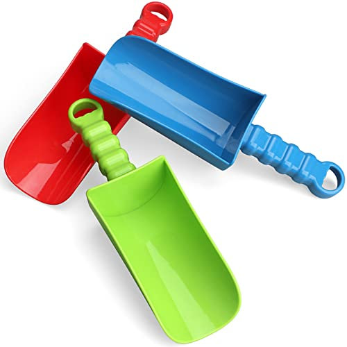 22cm Dicke Strand Sand Spielzeug Schaufel, Scoping Spielzeug Kit, Strand Schwimmbad Garten Graben Bad ABS dauerhaftes Plastikwerkzeug, komplettes Geschenk Set Bundle für Kinder Erwachsene Mädchen