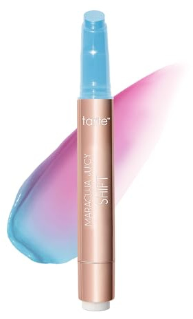 tarte maracuja juicy lip shift – Hydrating & Volumizing Lip Plumper Gloss Balm, Hyaluronic Acid, pH-Powered Plumping Lipgloss, High Shine Finish, Vegan & Cruelty-Free, full size, blueberry