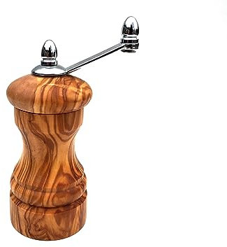 Pfeffermühle Holz Mühle handgefertigt aus Olivenholz Geschenk
