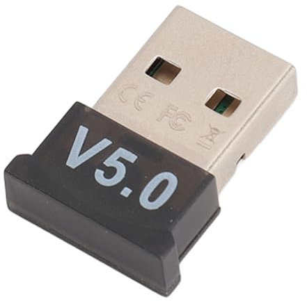 Elprico Adaptador USB Bluetooth 5.0, Adaptador USB Bluetooth de Transmisión de Alta Velocidad para Windows 7 8 10