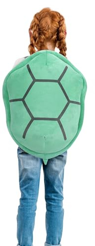 Schildkrötenpanzer Plüschtier Groß Tragbarer Schildkrötenpanzer Kissen Plüschtier Schildkrötenpanzer Stofftier Schildkrötenpanzer Schildkröte Cosplay Kostüm für Kinder Erwachsene 25,5 zoll