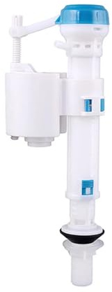 ORBQVSBG Adjustable Toilet Inlet Valve Flush Valves Toilet Cistern Flush Push Button Valve for Toilet Tanks Cistern Syphon Bathroom G1/2 cuicui (Color : Plastic)