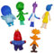Gxlaihly 6 Pezzi Inside Out 2 Figures Toys, Inside Out 2 Figura, Regalo di Anniversario di Compleanno for Ragazzi Ragazze e Appassionati di Film