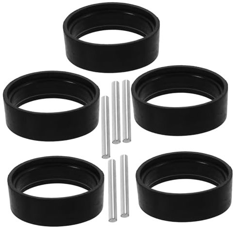 OKUMEYR 5sätze Impact Wrench Dichtungsringe Set Teiliges Gummi Und Eisenring-kit Für Professionelle Und -projekte Einfache Installation Hohe Dichtungsleistung Kompatibel Mit Elektrischen