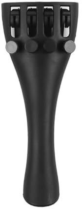Cordal de violín de fibra de carbono para violines de 1/2 con cuatro afinadores finos y cordal, kit de piezas de cuerdas orquestales profesionales