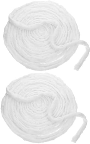 TOVINANNA 2packung Pack Salon-watterollenspulen Friseur-wattestreifen Weiße Watterolle Für Spa-dauerwelle Maniküre-watterolle Pediküre-watterollenspule Salon-nagelkunst-zubehör