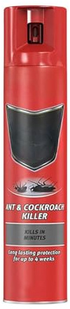 Raid Ant & Cockroach Killer Spray 300ml x 1, Indoor Use Bug Treatment In Minutes Long Lasting 4 Weeks 300ml with Welari Thank You Card |(1 Pack)