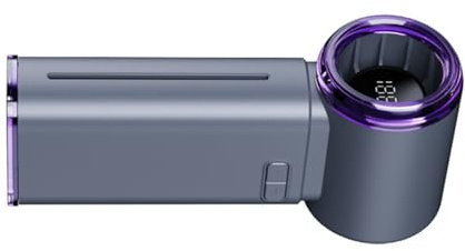 JUYAXIN Ventilateur portable à vitesse compacte et réglable avec fonction brumisation, 3500 mAh, rechargeable par USB, pour voyage, bureau, vitesse réglable