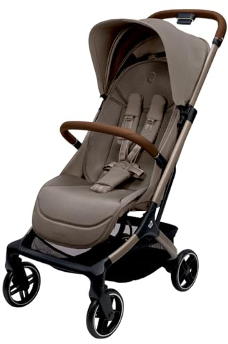 Maxi-Cosi Oxford Cabin Baby Stroller, for air Travel, 0–4 Years, 0–22 kg, Lightweight, Ultra-Compact Pushchair, Foldable, Smooth Suspension, Lie-Flat Comfort, Pushchair from Birth, Oak Truffle