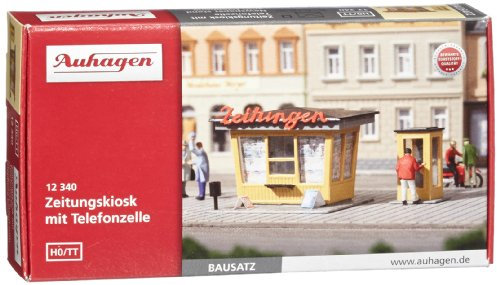 Auhagen 12340 - Zeitungskiosk mit Telefonzelle