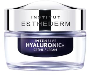 Institut Esthederm - Crema Intensive Acido Ialuronico - SOS Rughe, Disidratazione Intensa – Per una Pelle Rimpolpata e Idratata in Profondità – Vaso da 50 ml