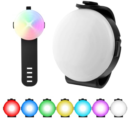 AUAUY LED-halsbandslampa för hund, 4 lägen USB-uppladdningsbart ljus-upp-hundhalsband, IP68 vattentätt hundhalsbandsljus, justerbart LED-säkerhetsljus för mörkret för nattvandring Löpning Camping