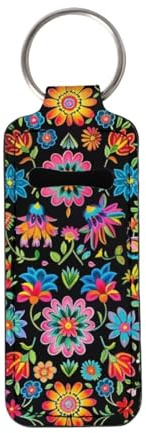 Tongluoye Colorful Flower Chapsticks Holder for Lipstick Portable Lip Balm Gloss Holder Stocking Stuffers Small Gifts for Women Teen Girls Travel Accessories Cinco De Mayo May Fifth Gifts