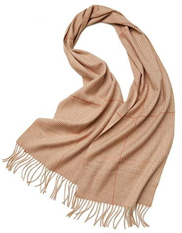 Schal aus reinem Kaschmir, Schal, klassisch, kariert, für Herbst und Winter, warm, lang, Kaschmirschal für Damen