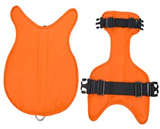 HAPINARY Schwimmweste Für Hunde Welpen Outdoor-badeweste Verstellbar Leicht Mit Leuchtfarben Größe S