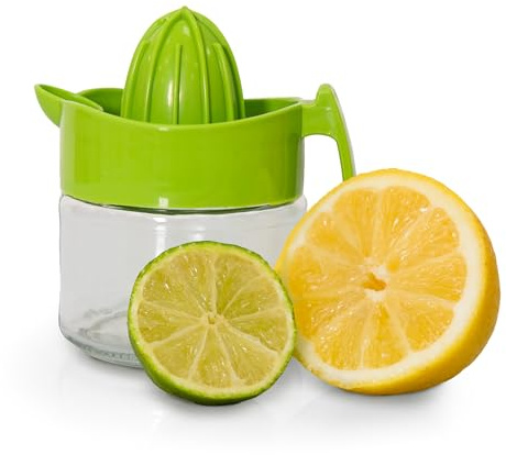 Libbi Lou Fruit Juicer Lemon Squeezer | 300ml Manual Citrus Juicer | Multifunctional Hand Press Juice | Assorted Colours – One Sent at Random