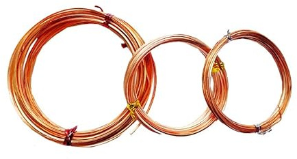 Durchmesser 0,6–1 mm, quadratischer Kupferdraht, weicher Draht, rostfreier Schmuckdraht for Schmuck, DIY-Armbänder, Ohrringe, Kupfer-Flachdraht(1.0mm x 6M)