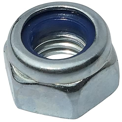 AERZETIX: 100x Tuercas hexagonales autoinsertables M5 8mm H5mm acero galvanizado C19165