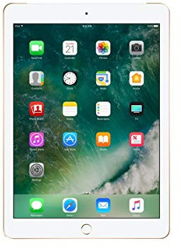 Apple iPad 9.7 2018 128GB 4G - Gold (Renewed).