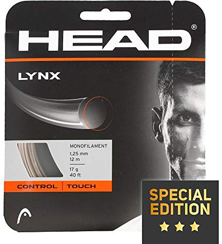 HEAD Lynx Set Tennis-Saite, Champagne, 1.25 Mm / 17 g