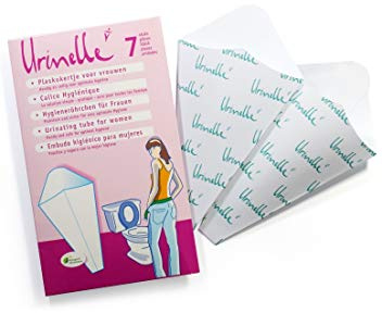 Urinelle | Lot de 12 x 7 Calices Hygiéniques Urinelle | Urinoir Portable & Jetable Féminin | Biodégradable