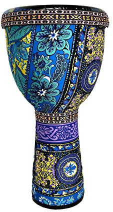 RUOSWTE Djembe Drum,Drum Circles,Africa Drums, West African Style, Bongos，Music Healing Instrument (A)