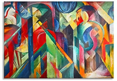 Pixxprint Glasbild, Wandbild aus Echtglas, Gustav Klimt - Adele Bloch-Bauer II, 100x70 cm, inkl. Aufhängung und Abstandshalter