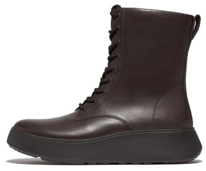 Fitflop F-MODE LEATHER LACE-UP FLATFORM ANKLE BOOTS