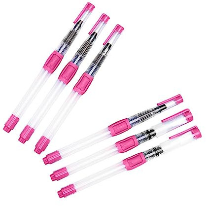 NUOBESTY 3 Sätze Leitungs wasserstift-Set kreativer aquarellstift Wassermalstift aus Kunststoff Wasserspeicherbürste Pinsel zum Zeichnen von Wasser fest Füller Injektionsstift Wasserpinsel