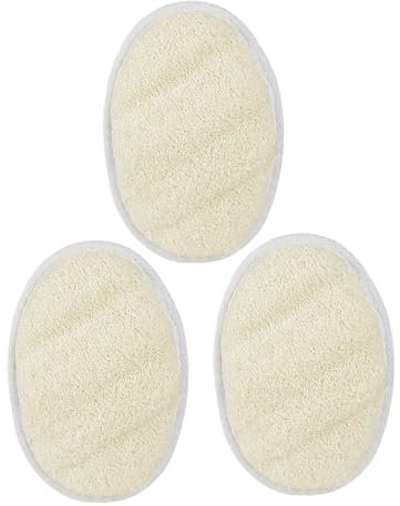Baluue 3stücke Luffa Peeling-schwamm Körperwaschpads Aus Luffa Badeaccessoires Duschschwamm Für Tägliche Tiefenreinigung Peeling-schwämme Für Sanfte Hautreinigung
