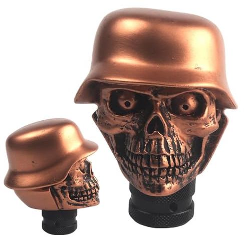 Sionhiuo Totenkopf Schaltknauf - Individueller Schalthebel Mit Teufelskopf Form - Einzigartiger Auto Stick Schaltknauf Passform