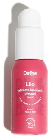 Dafne - Lubrificante Intimo 100% Naturale a Base Olio con Visnadina realizzato con la Ginecologa Monica Calcagni- 100% Made in Italy e Dermatologicamente Testato (Stimolante) 50ml