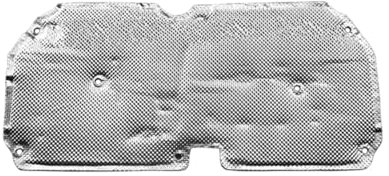 WUYDKEL Accessoires Auto Compatible avec Smart pour Forfour 453 Isolation Phonique Et Phonique du Moteur Automobile Rembourrage Absorbant Tapis D'amortissement pour Capot De Voiture Accessoires