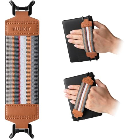 VULKIT Elastic Hand Strap for 6-8 Inch eReaders Fire Tablet, Grip Holder for Kindle/Kobo/Voyaga/Lenovo/Sony E-Book Tablet, High-Elasticity Versatile Hand Strap Lightweight Handle Grip