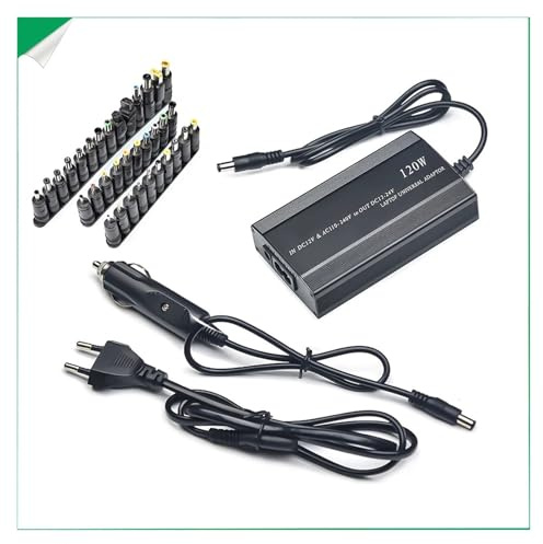 Alimentatore portatile multifunzionale adattatore caricabatteria da auto adattatore computer 120W tensione regolabile 110-240V 50/60Hz(120W 34DC EU)